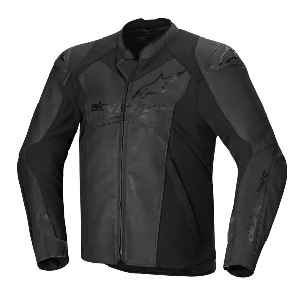 Alpinestars Alpinestars Faster V3 Leather Jacket Black Black